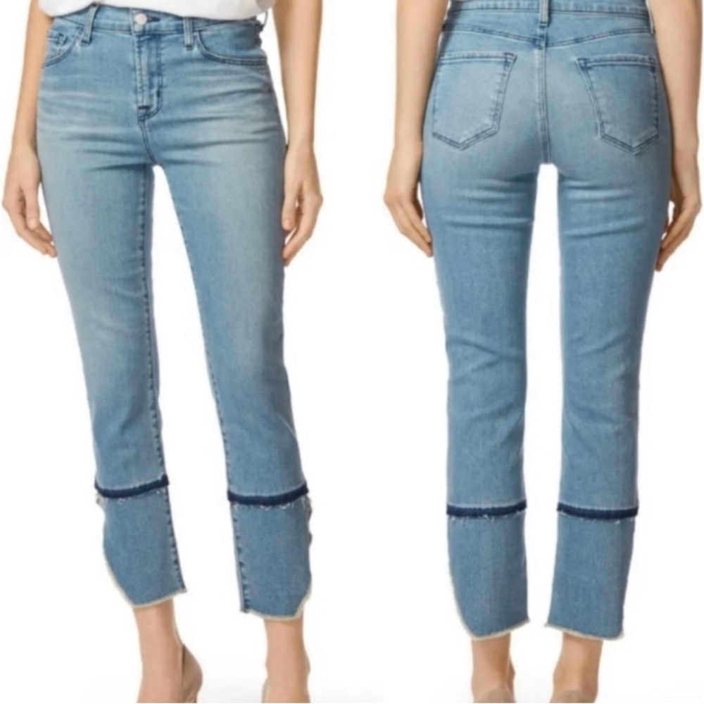 J Brand Womens Ruby High Rise Crop Jeans Size 26 Asymmetrical Hem
Patrio…